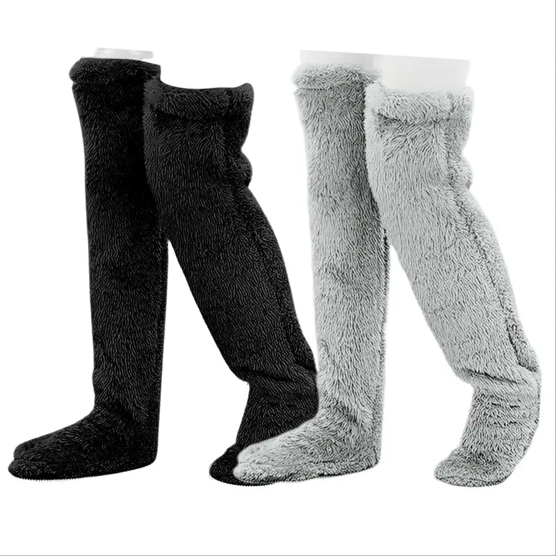 Peluş Diz Üstü Çorap