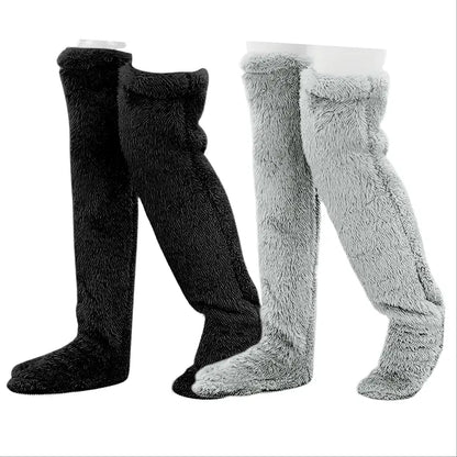 Peluş Diz Üstü Çorap